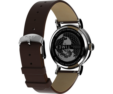 Módní Standard hodinky, Hnědá, Stříbrná barva, 2023