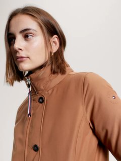 Luxusní Padded Fur parka, Hnědá barva, XS, S, M, L