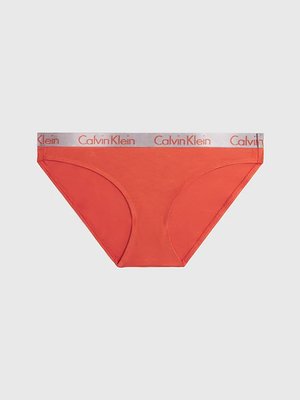 Calvin Klein Underwear – Radiant Cotton bikiny, Červená barva