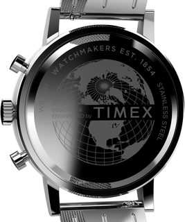 Luxusní Midtown hodinky, Stříbrná, Zelená barva