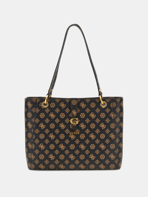 GUESS – Kuba Noel velká kabelka, Hnědá barva