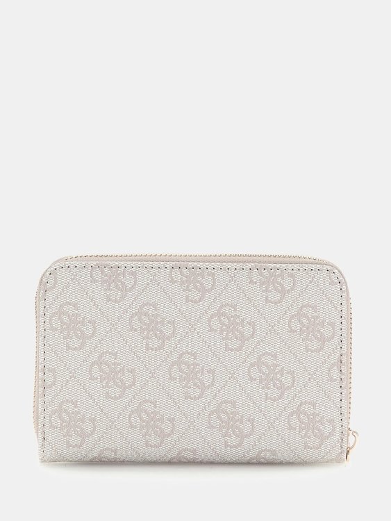 Laurel střední peněženka – GUESS, Bílá barva Ženy