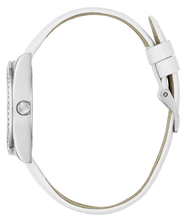 Boa hodinky – GUESS, Bílá, Stříbrná barva Ženy