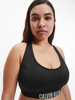 Luxusní KW0KW01827-BEH plavky BRALETTE RACERBACK-RP-PLUS, 1XL