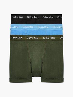 Calvin Klein Underwear – Boxerky 3ks, Černá, Khaki, Modrá barva