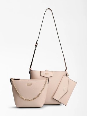 Guess – Brenton kabelka, Béžová, Růžová barva