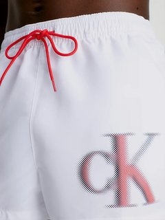 Luxusní CK Monogram plavky, Bílá barva, M, L, XL