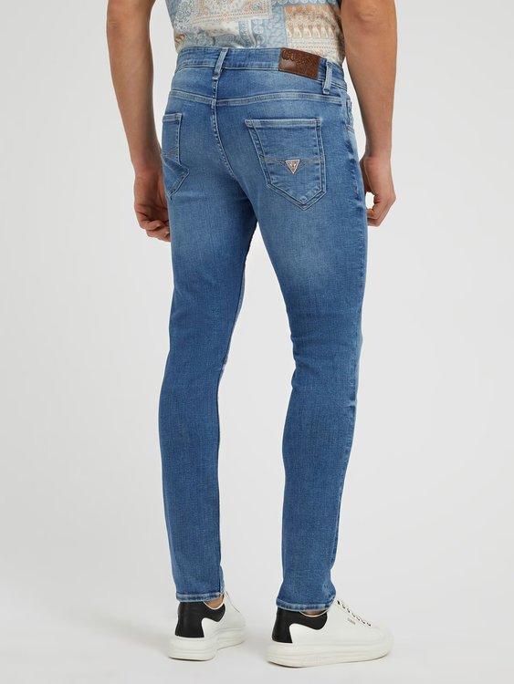 Miami jeany – GUESS, Modrá barva Muži