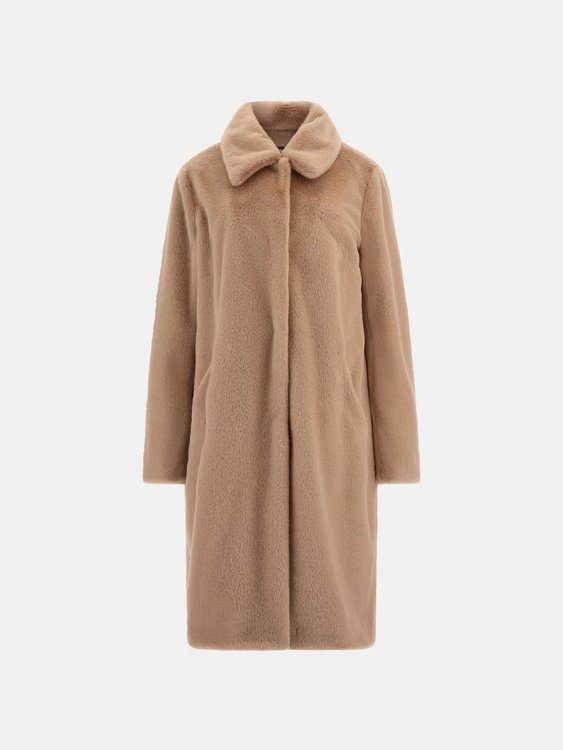 Simonne kabát Béžová barva Ženy