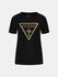 Luxusní Triangle Logo Stretch triko, Černá barva, S