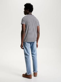 Luxusní Stretch Slim Fit triko, Bílá, Modrá barva, M, L, XL