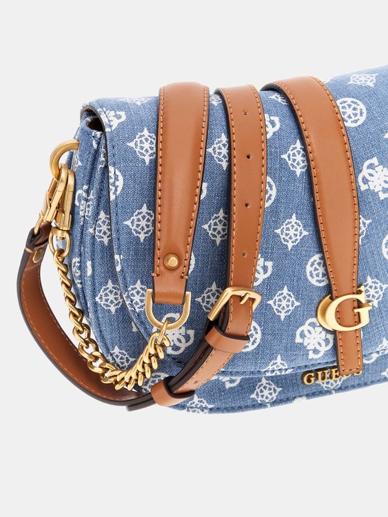 Luxusní Kuba střední kabelka, Modrá barva, T/U