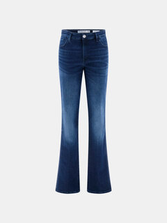 Sexy Flare jeany Modrá barva Ženy