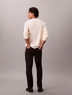 Luxusní Avery black stone jeany, Černá barva, 32/32