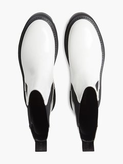 Krátké kozačky na platformě Bílá barva Ženy, Ženy