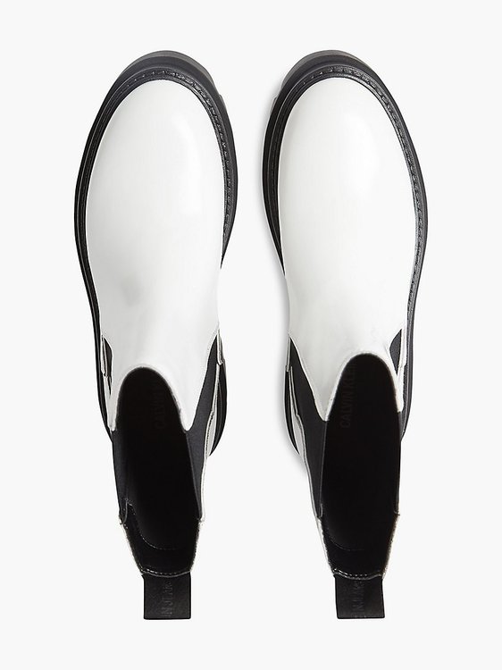 Krátké kozačky na platformě Bílá barva Ženy, Ženy