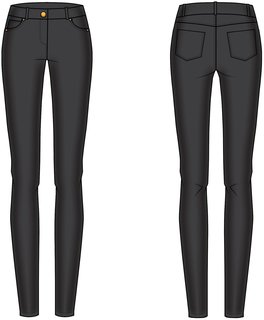 Černá barva, Hollywood kalhoty 1