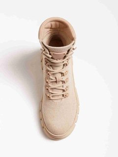 Guess, Béžová barva Hearly combat boots 2