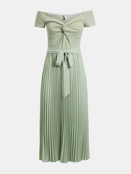 Módní Erynn šaty, Zelená barva, 2022