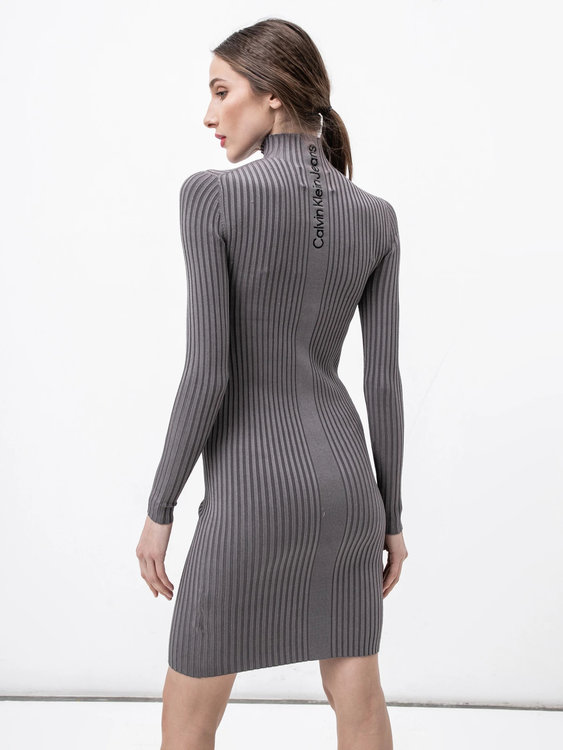 Módní Metallic šaty, Šedá barva, 2022