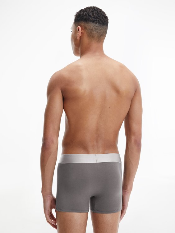 Calvin Klein Underwear – CK Steel boxerky 3ks, Červená, Modrá, Šedá barva 1