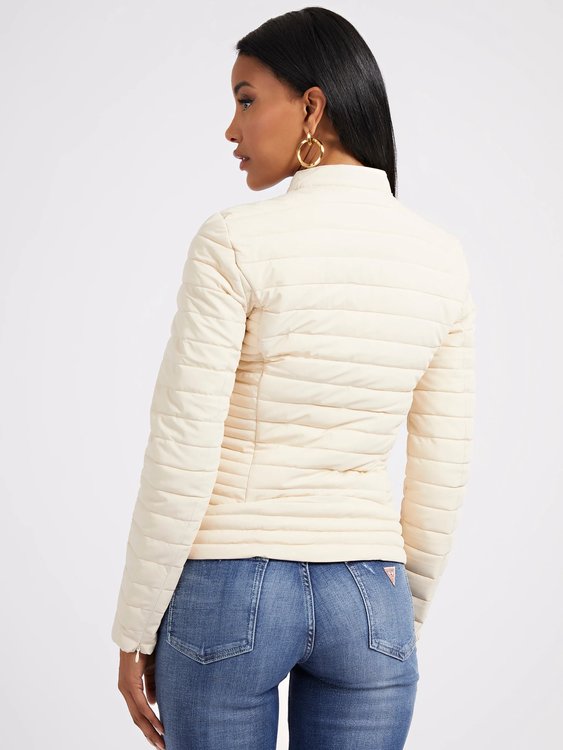 Vona bunda – Guess, Krémová barva Ženy