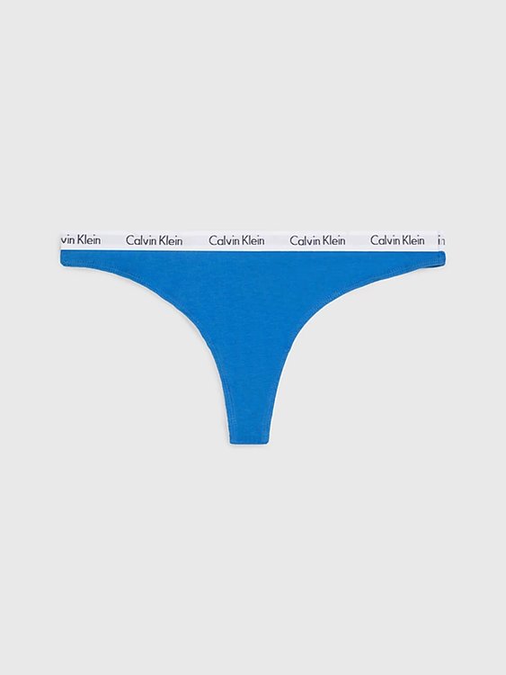 Calvin Klein Underwear – Carousel tanga, Modrá barva