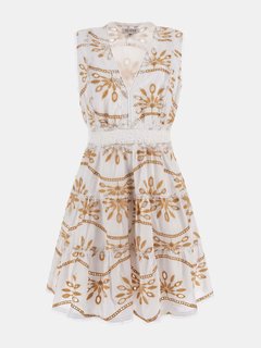 Luxusní Nadia šaty, Bílá barva, S, M