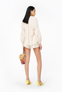 Varna halenka Béžová barva Ženy