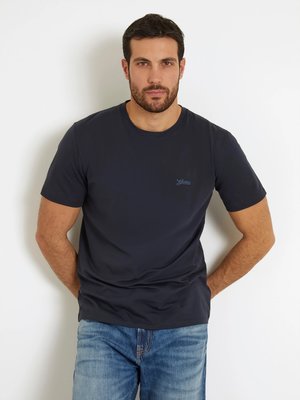 GUESS – M4GI70KC9X0-G7V2 TRIKO S/S, Modrá barva