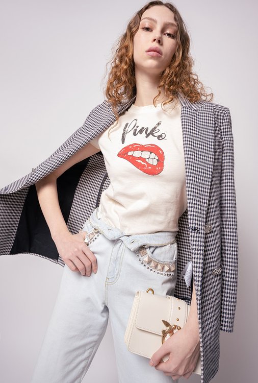 Kiss logo triko Bílá barva Ženy, Ženy