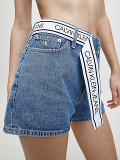 Luxusní Šortky High Rise, Modrá barva, 25/NI, 26/NI, 27/NI, 28/NI, 29/NI