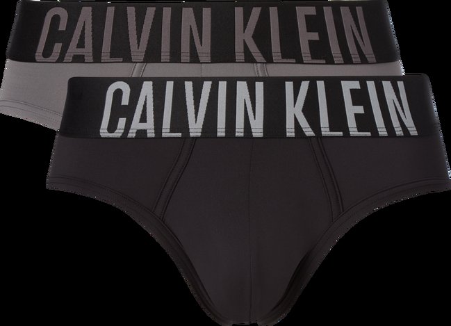 Černá, Šedá barva, Power Intense slipy 2ks