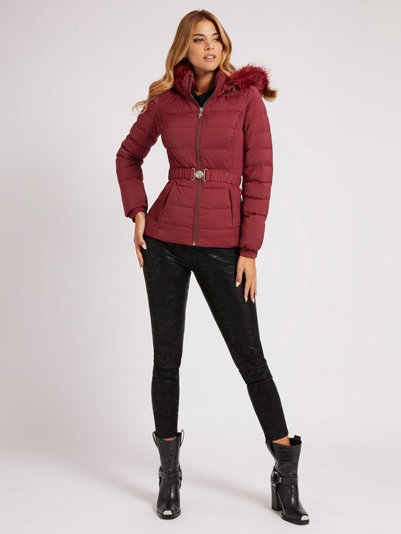 Guess – Claudia bunda, Bordó, Červená barva 1