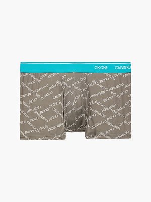 Calvin Klein Underwear – CK One boxery, Hnědá, Tyrkysová barva