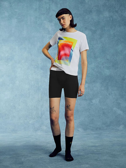 Pride pyžamový set – Calvin Klein Underwear, Bílá, Černá, Multi barva Ženy