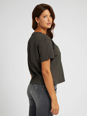 Módní Rocsena tričko, Černá barva, 2022