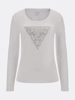 Luxusní Lidia triko, Bílá barva, XS, S, M, L, XL