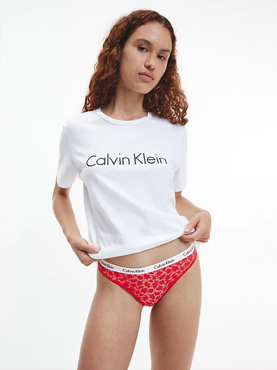 Carousel bikiny – Calvin Klein Underwear, Červená barva Ženy