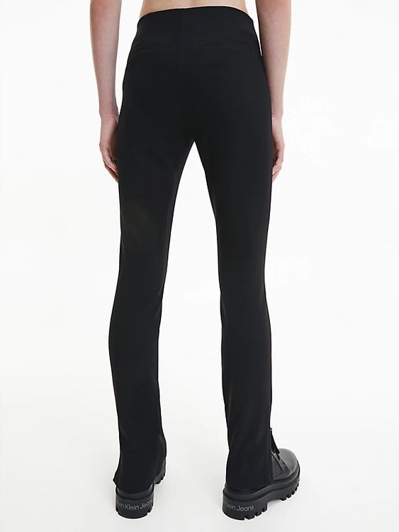Slim Fit kalhoty – Calvin Klein Jeans, Černá barva Ženy