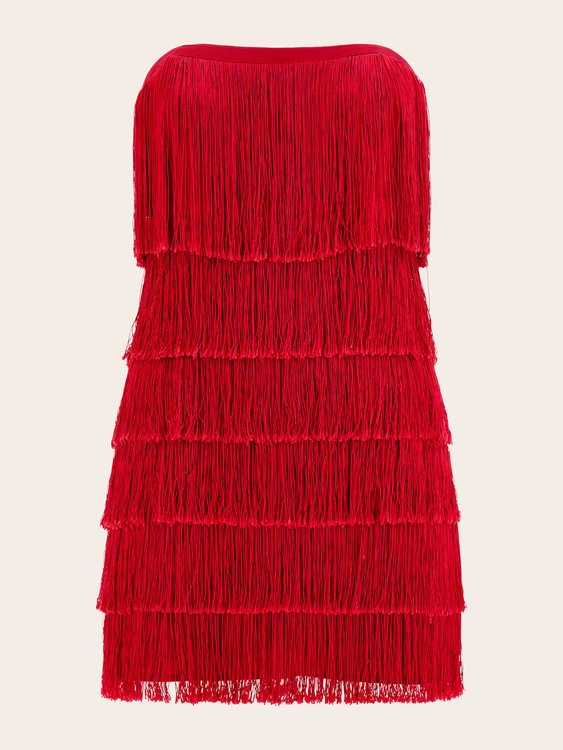 Luxusní Charlston šaty, Červená barva, 38, 40