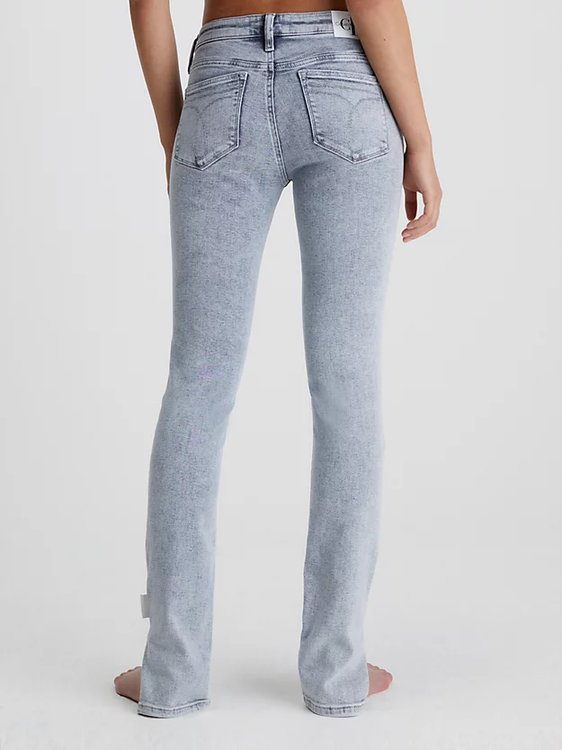 Mid Rise Skinny jeany – Calvin Klein Jeans, Šedá barva Ženy