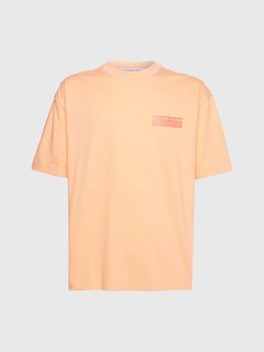 Oversized Stacked triko Oranžová barva Muži