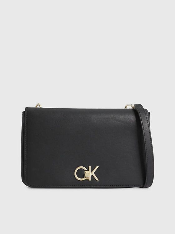 Calvin Klein Jeans – Re-Lock crossbody, Černá barva