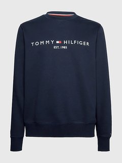 Tommy Logo mikina Navy barva Muži