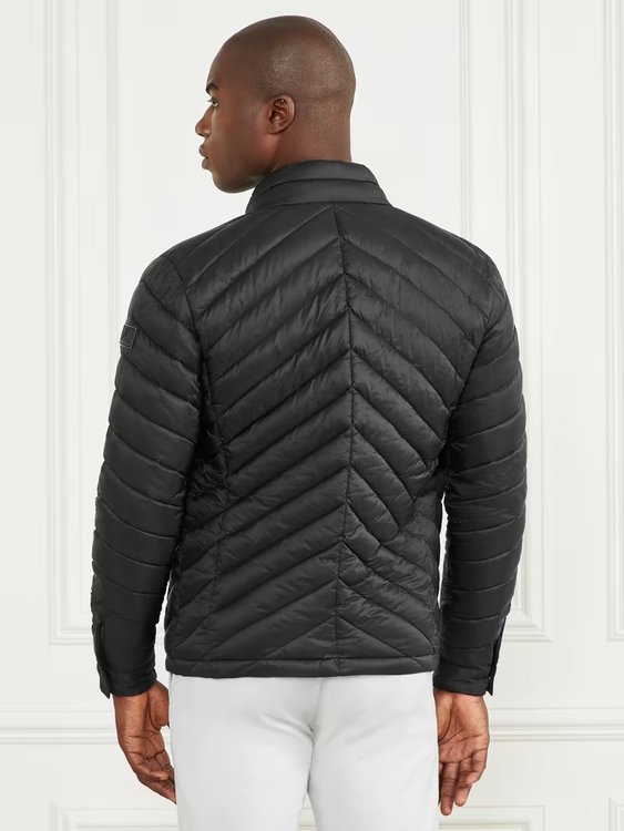 Luxusní Padded bunda, Černá barva, M, L