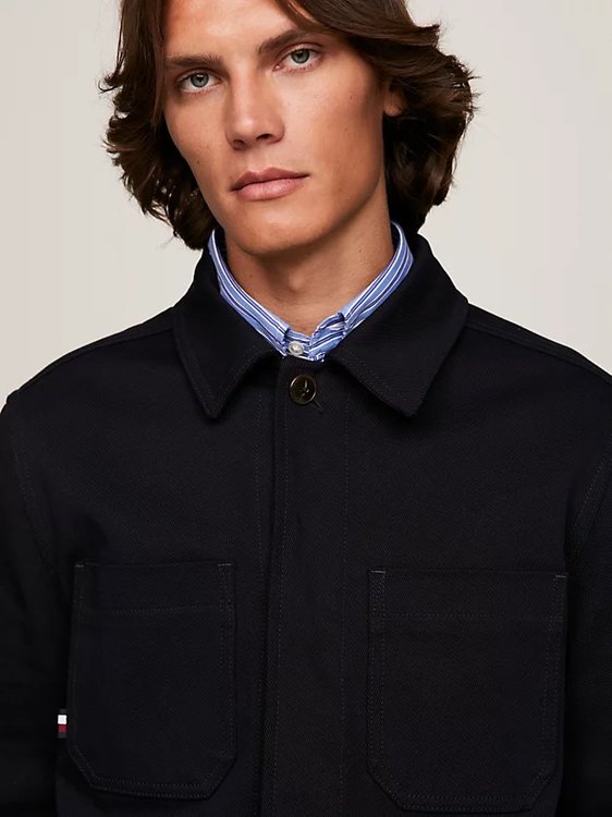 Luxusní DC Shirt bunda, Modrá barva, M, L