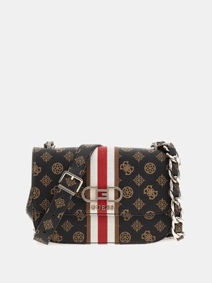 GUESS – Nelka crossbody, Hnědá barva