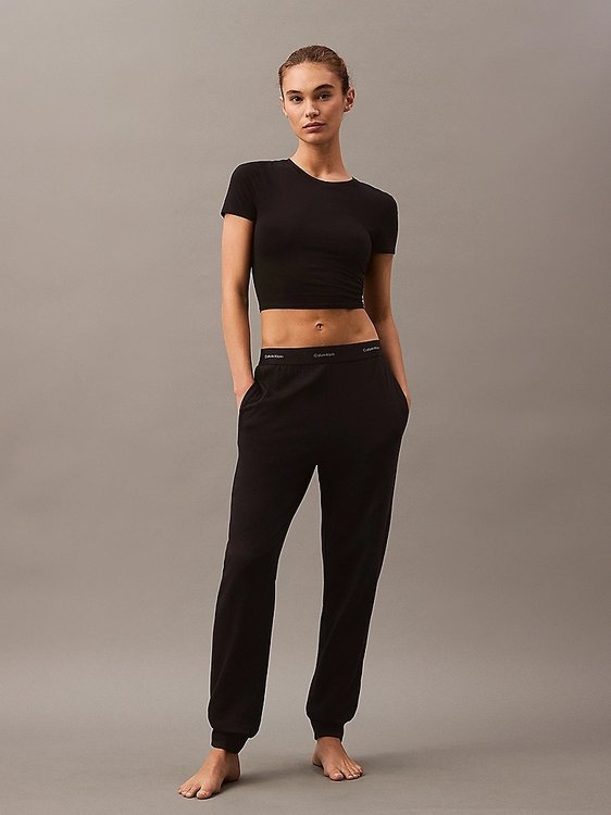 Calvin Klein Underwear – Modern Terry tepláky, Černá barva