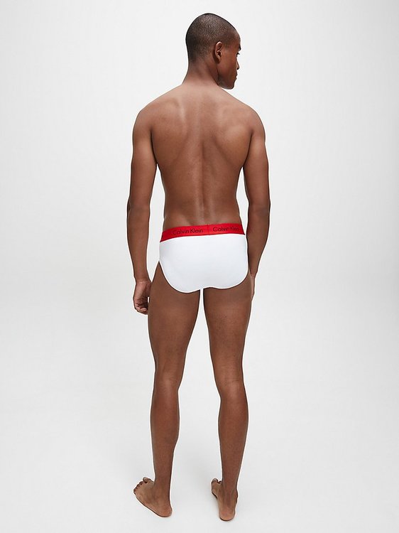 Módní Slipy, Červená, Bílá barva, BASIC